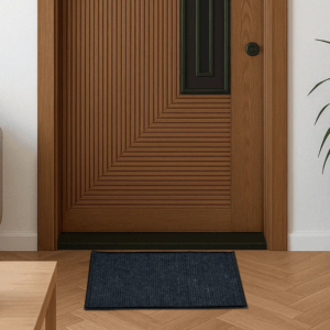 coir door mat with rubber backing black